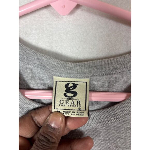 Yankees Gray Graphic Tee Soft Cotton Blend Casual Shirt M - Picture 2 of 11